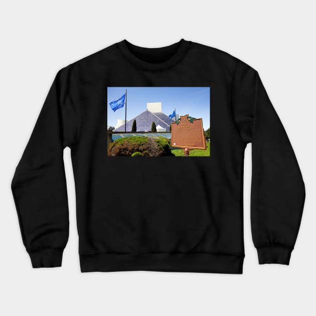 Rock and Roll Hall of Fame Crewneck Sweatshirt by bobmeyers